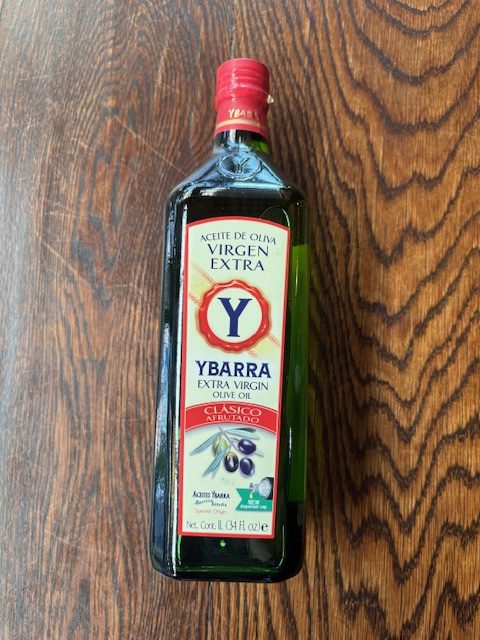 Ybarra E/V Olive Oil 1L Glass Bottle