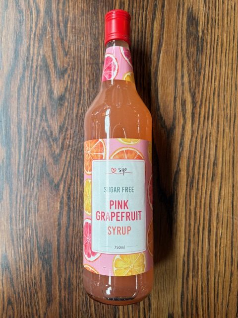 Sugar Free Pink Grapefruit Syrup  750ml